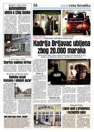 Kadrija Brljavac ubijena zbog 20.000 maraka