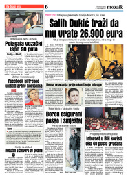 Salih Dukić traži da mu vrate 26.900 eura