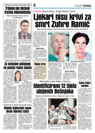 Ljekari nisu krivi za smrt Zuhre Ramić