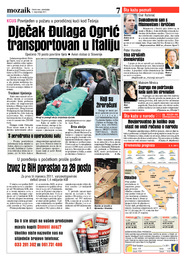 Dječak Đulaga Ogrić transportovan u Italiju