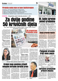 Za dvije godine 50 krivičnih djela