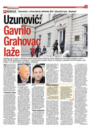 Uzunović: Gavrilo Grahovac laže