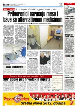 Pritvorenici naručuju meso i bave se alternativnom medicinom 