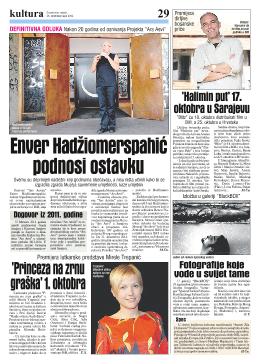 'Princeza na zrnu graška' 1. oktobra