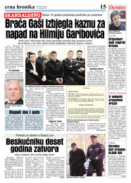 Braća Gaši izbjegla kaznu za napad na Hilmiju Garibovića