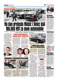 Na dan protesta Nikšić i Helez dali 180.000 KM za nove automobile