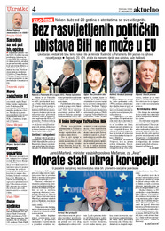 Bez rasvijetljenih političkih ubistava BiH ne može u EU