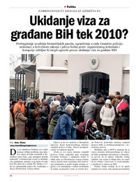 Ukidanje viza za građane BiH tek 2010?