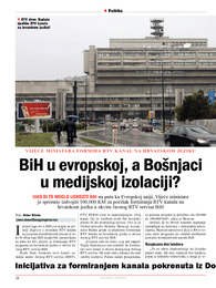 BiH u evropskoj, a Bošnjaci u medijskoj izolaciji?