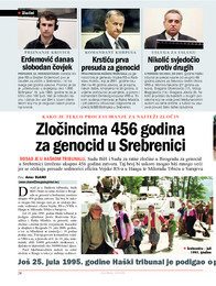 Zločincima 456 godina za genocid u Srebrenici