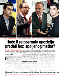 Hoće li se posrnula opozicija predati bez ispaljenog metka?