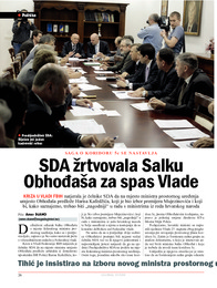 SDA žrtvovala Salku Obhođaša za spas Vlade