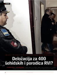 Deložacija za 400 šehidskih i porodica RVI?