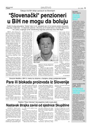 Pare ili blokada proizvoda iz Slovenije