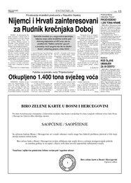 Nijemci i Hrvati zainteresovani za Rudnik krečnjaka Doboj