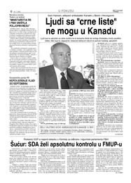 Šućur: SDA želi apsolutnu kontrolu u FMUP-u