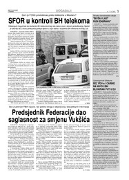 Predsjednik Federacije dao saglasnost za smjenu Vukšića