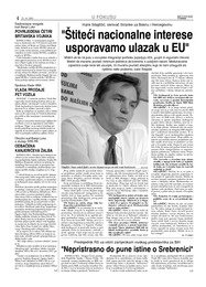 Štiteći nacionalne interese usporavamo ulazak u EU