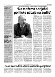 Ne možemo spriječiti političke uticaje na sudije