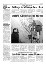 Izložene kućice i hranilice za ptice