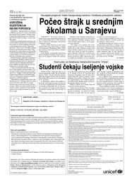 Počeo štrajk u srednjim školama u Sarajevu