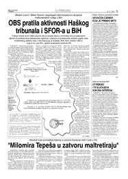 OBS pratila aktivnosti Haškog tribunala i SFOR-a u BiH