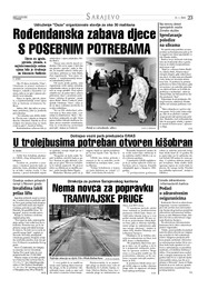 U trolejbusima potreban otvoren kišobran