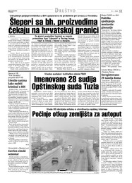 Šleperi sa bh. proizvodima čekaju na hrvatskoj granici