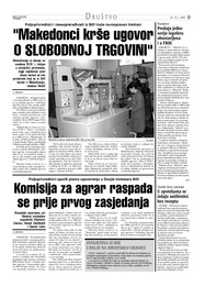 Makedonci krše ugovor O SLOBODNOJ TRGOVINI"