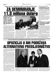 ZA DEMINIRANJE 11,8 miliona dolara