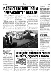 RADNICI UKLONILI POLA "NEZAKONITE" OGRADE