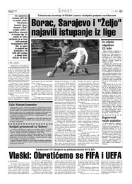 Vlaški: Obratićemo se FIFA i UEFA