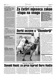 Derbi sezone u "Skenderiji"