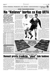 Na "Koševu" borba za Kup UEFA