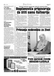 Bogdanoviću prigovaraju da štiti samo Rafineriju