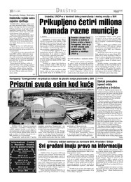 Prikupljeno četiri miliona komada razne municije