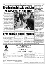 Pred otkazom 40.000 radnika