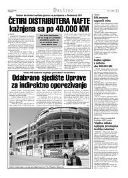 ČETIRI DISTRIBUTERA NAFTE kažnjena sa po 40.000 KM