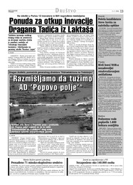 Ponuda za otkup inovacije Dragana Tadića iz Laktaša