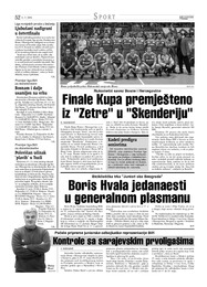 Finale Kupa premješteno iz Zetre u Skenderiju