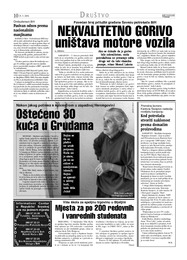 NEKVALITETNO GORIVO uništava motore vozila