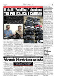 U akciji Falsifikat uhapšena TRI POLICAJCA I CARINIK