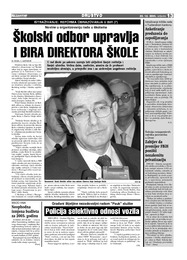 Školski odbor upravlja I BIRA DIREKTORA ŠKOLE