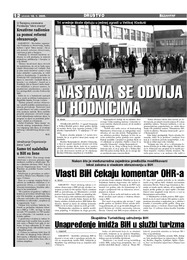 Vlasti BiH čekaju komentar OHR-a