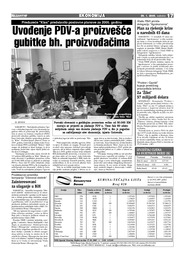 Uvođenje PDV-a proizvešće gubitke bh. proizvođačima