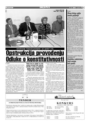 Opstrukcija provođenju Odluke o konstitutivnosti