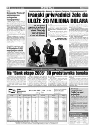 Iranski privrednici žele da ULOŽE 20 MILIONA DOLARA