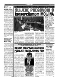 SLIJEDE PREGOVORI S konzorcijumom MOL/INA