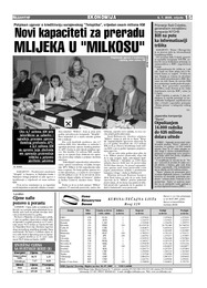 Novi kapaciteti za preradu MLIJEKA U "MILKOSU"