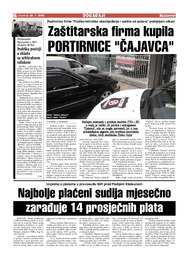 Zaštitarska firma kupila PORTIRNICE "ČAJAVCA"